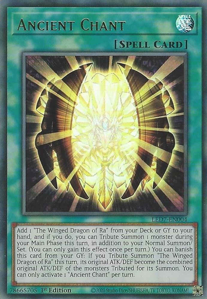 Ancient Chant (LED7-EN004) - Ultra Rare