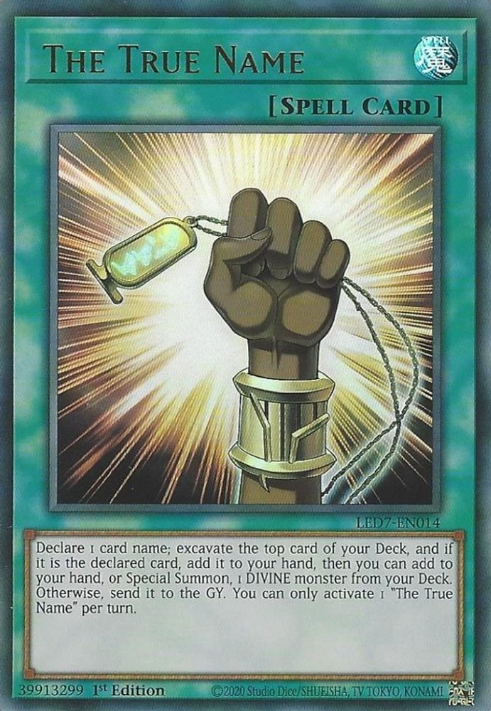 The True Name (LED7-EN014) - Ultra Rare