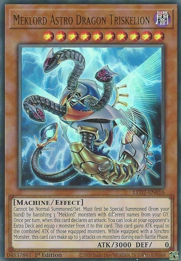 Meklord Astro Dragon Triskelion (LED7-EN016) - Ultra Rare