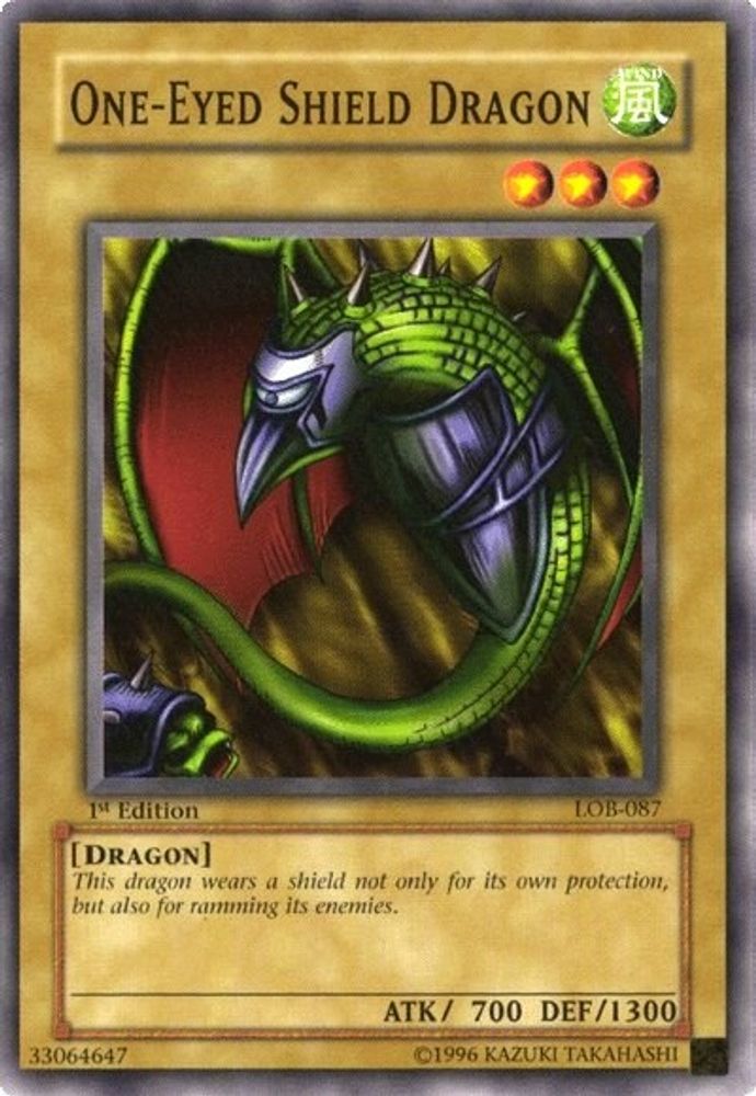 One-Eyed Shield Dragon (LOB-087) - Common