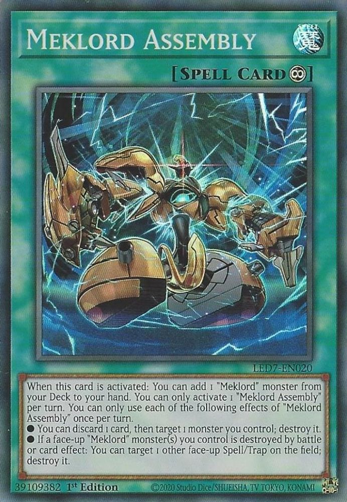 Meklord Assembly (LED7-EN020) - Super Rare