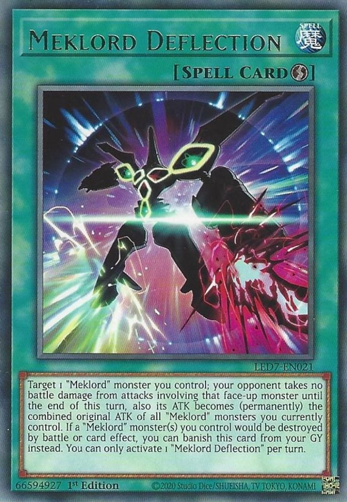 Meklord Deflection (LED7-EN021) - Rare