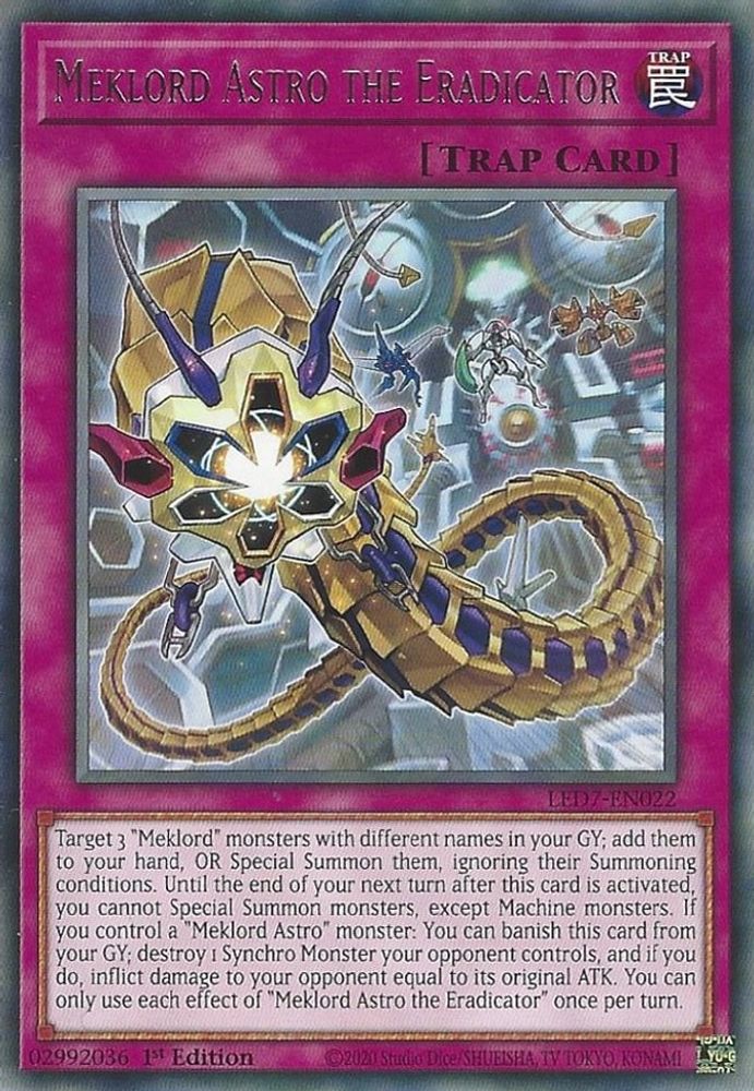 Meklord Astro the Eradicator (LED7-EN022) - Rare