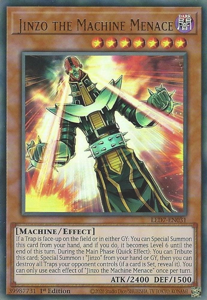 Jinzo the Machine Menace (LED7-EN031) - Ultra Rare