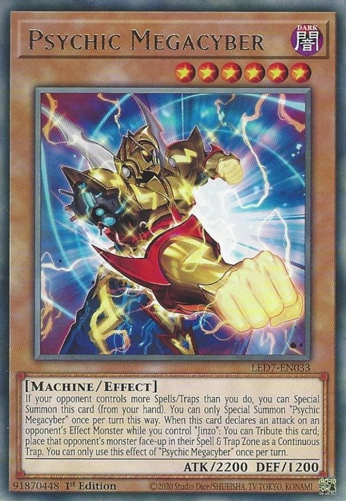 Psychic Megacyber (LED7-EN033) - Rare