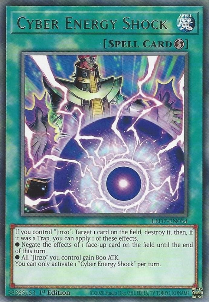 Cyber Energy Shock (LED7-EN034) - Rare