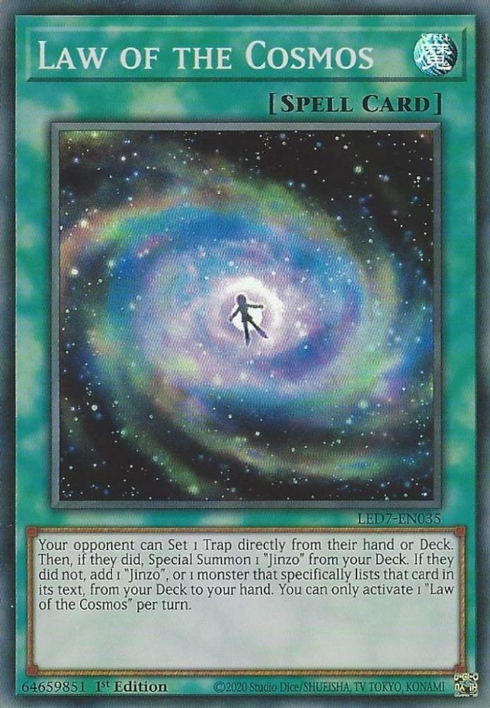 Law of the Cosmos (LED7-EN035) - Super Rare