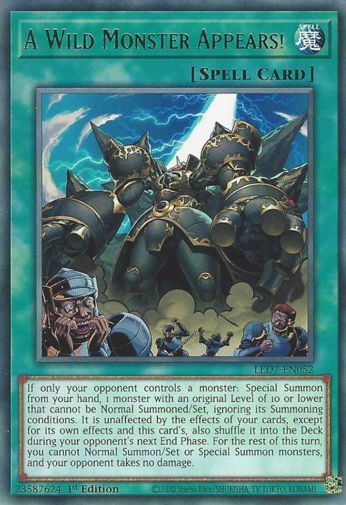 Un monstre sauvage apparaît ! [LED7-EN052] Rare 