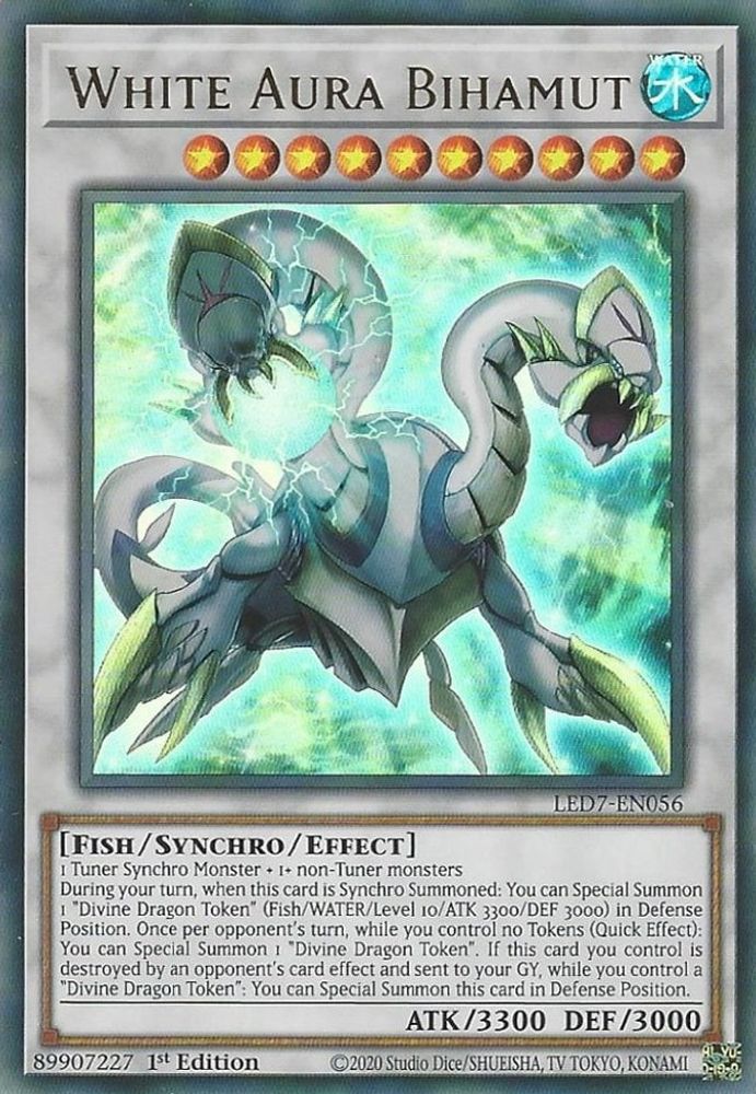 White Aura Bihamut (LED7-EN056) - Ultra Rare