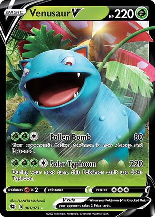 Venusaur V 001  - Holofoil - Ultra Rare