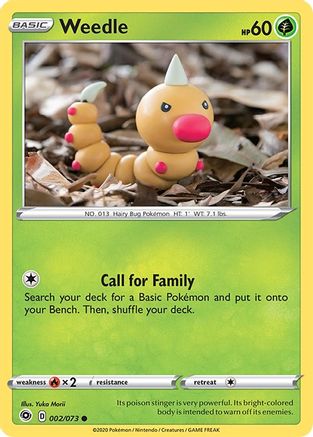 Weedle 002  - Common