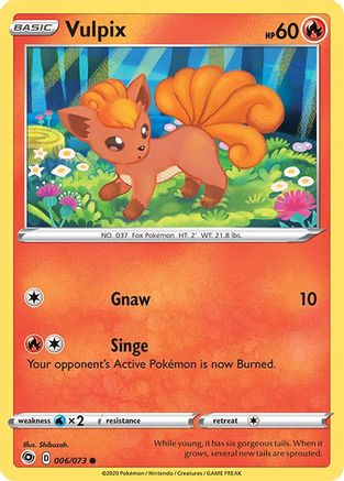 Vulpix 006  - Common
