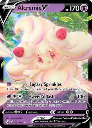 Alcremie V 022  - Holofoil - Ultra Rare