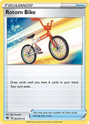 Rotom Bike 063  - Uncommon