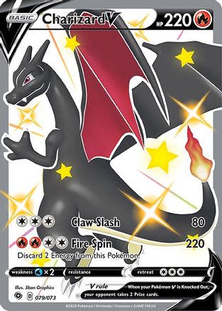 Charizard V (Secret) 079  - Holofoil - Secret Rare