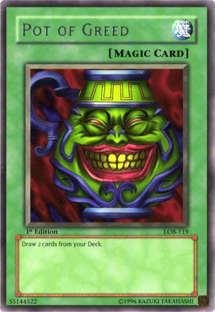 Pot of Greed (LOB-119) - Rare