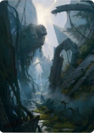 Swamp Art Card (14/81) (ASZNR-014) - Art Series: Zendikar Rising