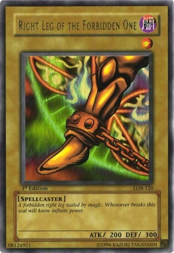 Right Leg of the Forbidden One (LOB-120) - Ultra Rare