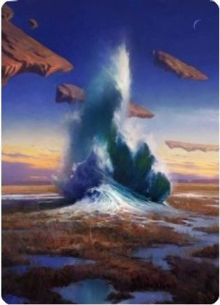 Flooded Strand Art Card (ASZNR-029) - Art Series: Zendikar Rising