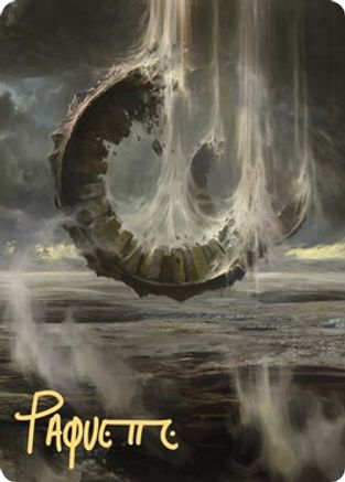 Wasteland Art Card (Gold-Stamped Signature) (ASZNR-036) - Art Series: Zendikar Rising