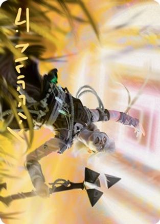 Kor Celebrant Art Card (Gold-Stamped Signature) (ASZNR-041) - Art Series: Zendikar Rising