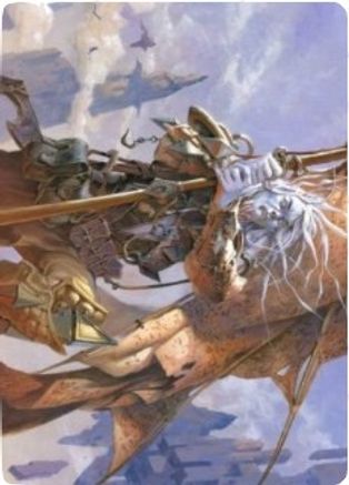 Sea Gate Banneret Art Card (ASZNR-043) - Art Series: Zendikar Rising