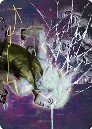 Anticognition Art Card (Gold-Stamped Signature) (ASZNR-046) - Art Series: Zendikar Rising