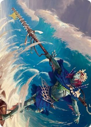 Tazeem Roilmage Art Card (Gold-Stamped) (ASZNR-051) - Art Series: Zendikar Rising