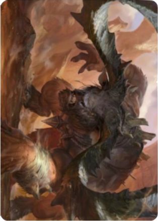 Moraug, Fury of Akoum Art Card (ASZNR-066) - Art Series: Zendikar Rising