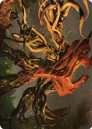 Ashaya, Soul of the Wild Art Card (Gold-Stamped Signature) (ASZNR-069) - Art Series: Zendikar Rising