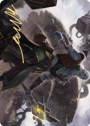 Orah, Skyclave Hierophant Art Card (Gold-Stamped Signature) (ASZNR-079) - Art Series: Zendikar Rising