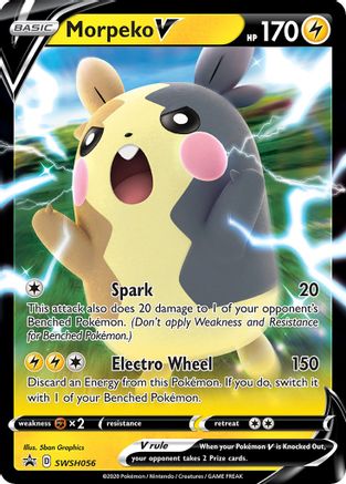 Morpeko V SWSH056  - Holofoil - Promo