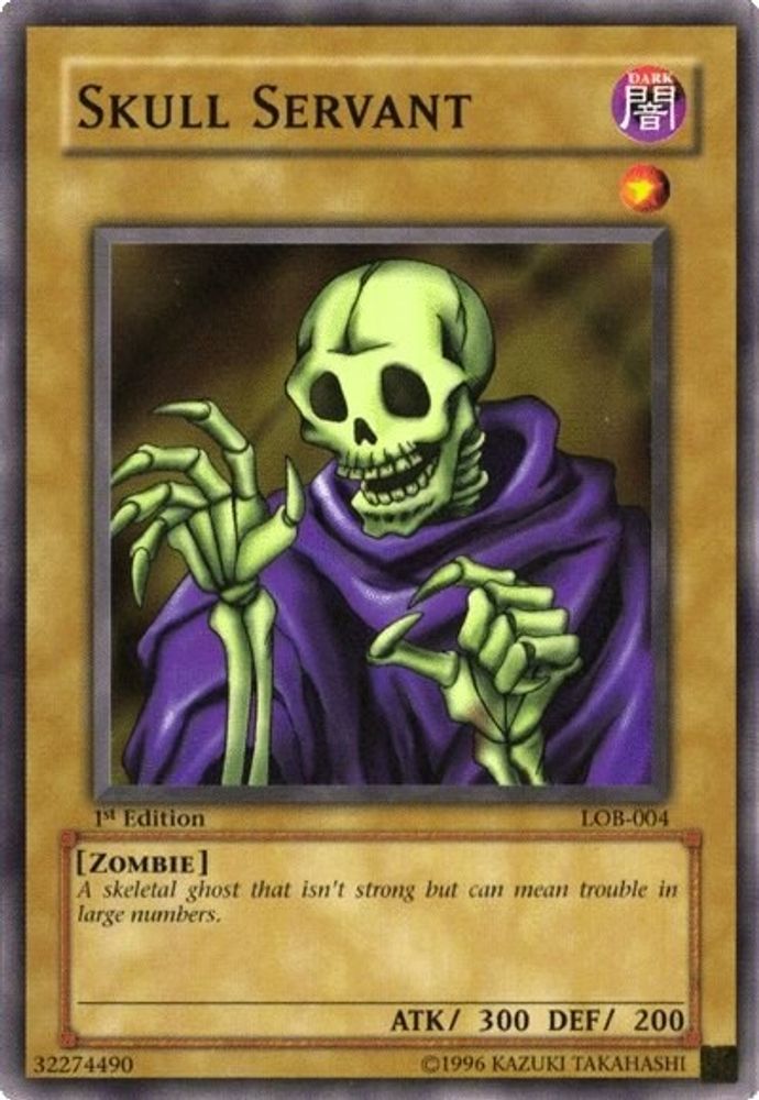 Skull Servant (LOB-004) - Common