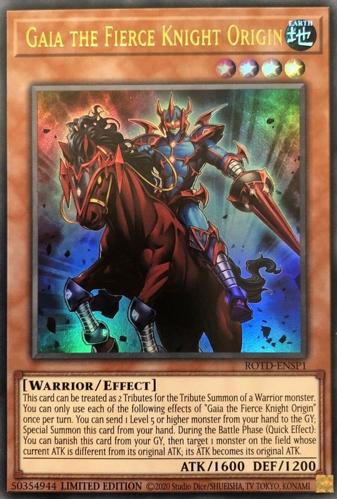 Gaia le chevalier féroce Origine [ROTD-ENSP1] Ultra Rare 