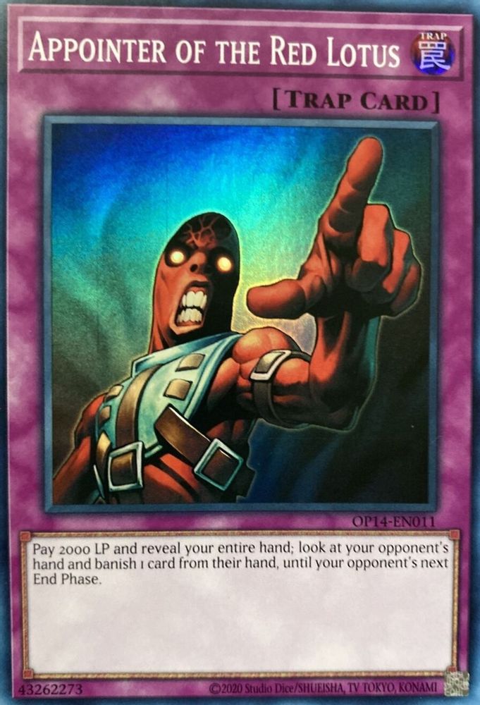 Appointer of the Red Lotus (OP14-EN011) - Super Rare