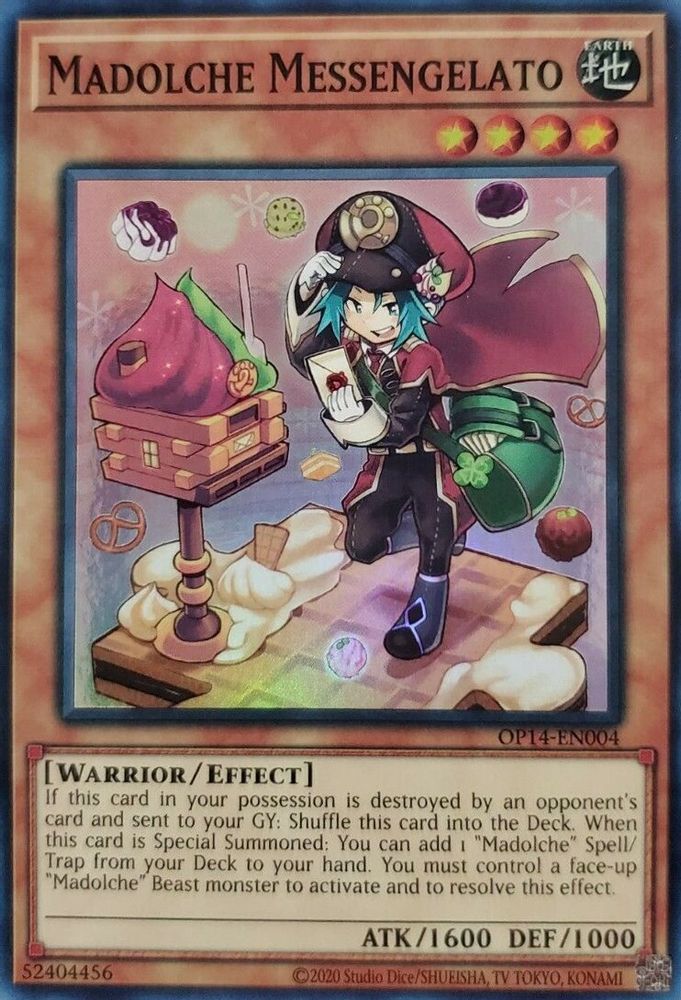 Madolche Messengelato (OP14-EN004) - Super Rare