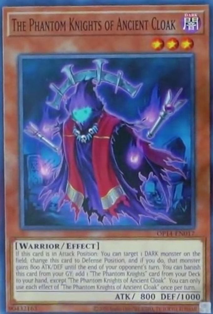 The Phantom Knights of Ancient Cloak (OP14-EN017) - Common