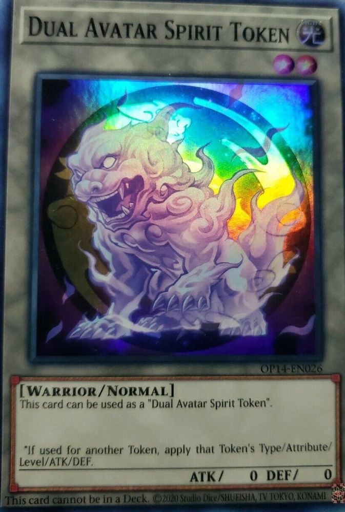 Token: Dual Avatar Spirit (OP14-EN026) - Super Rare