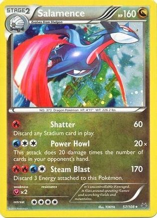 Salamence - 57/108 (Cosmos Holo)/108  - Holofoil - Promo