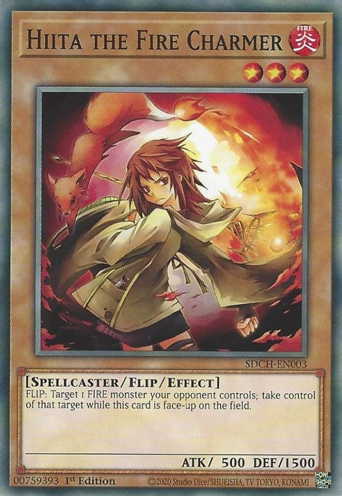 Hiita the Fire Charmer (SDCH-EN003) - Common