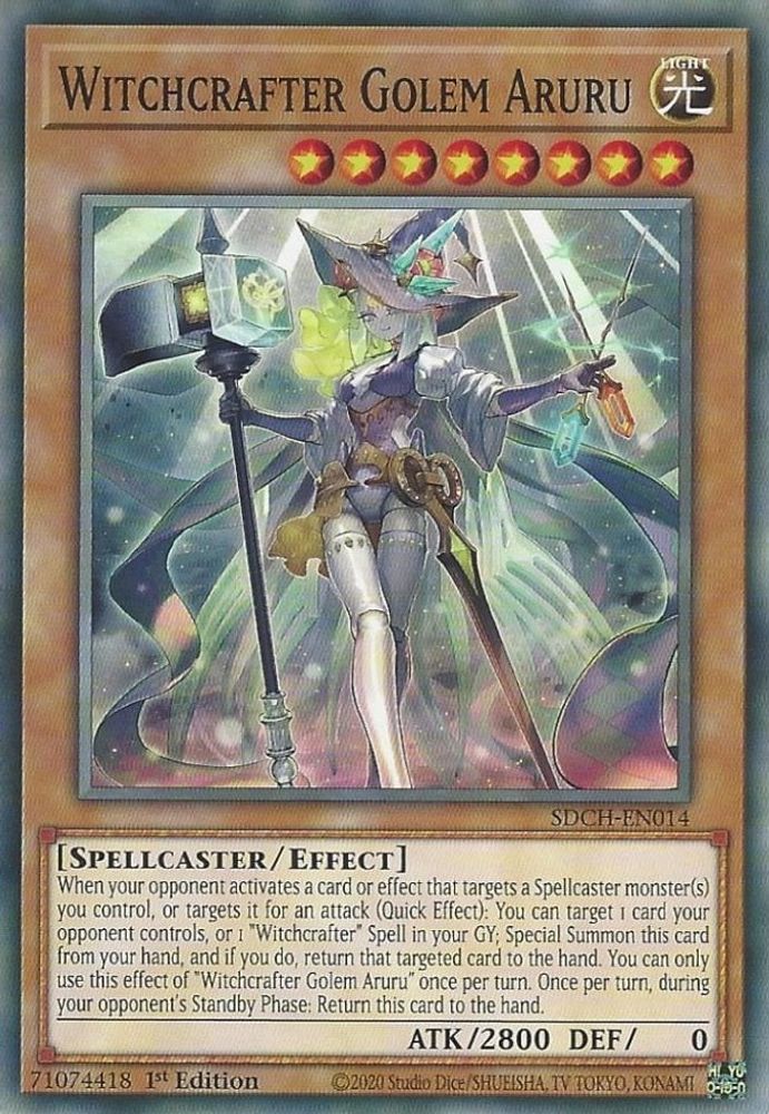 Witchcrafter Golem Aruru (SDCH-EN014) - Common