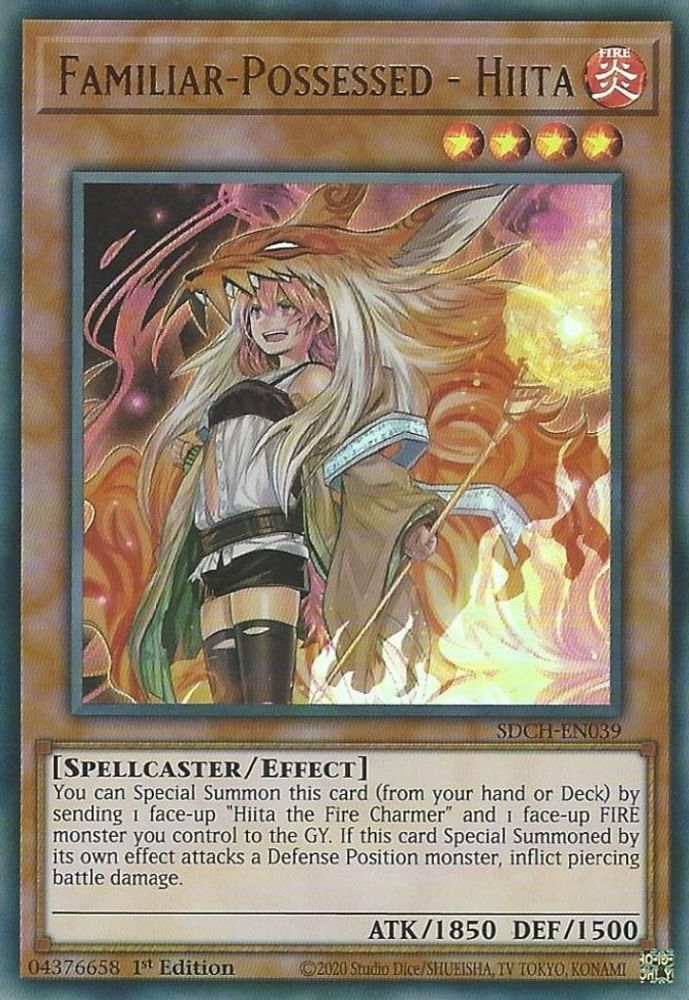 Familiar-Possessed - Hiita (Alternate Art) (SDCH-EN039) - Ultra Rare