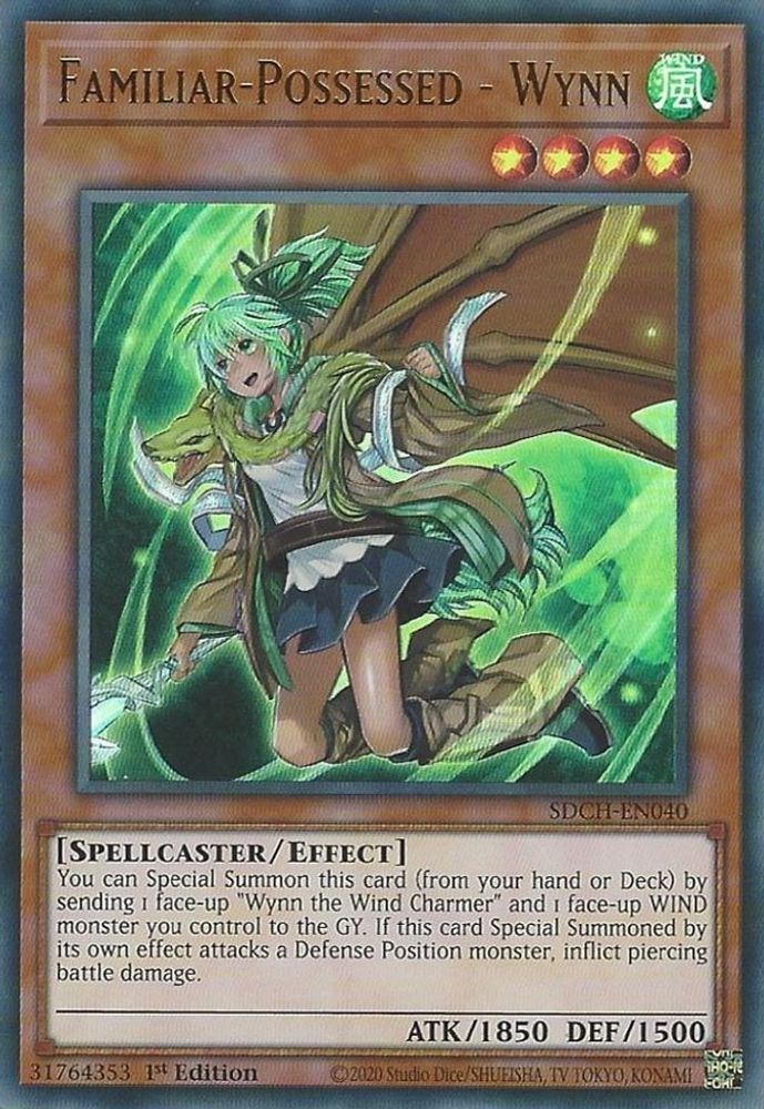 Familiar-Possessed - Wynn (Alternate Art) (SDCH-EN040) - Ultra Rare