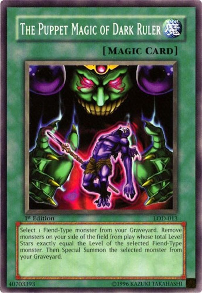 The Puppet Magic of Dark Ruler (LOD-013) - Common