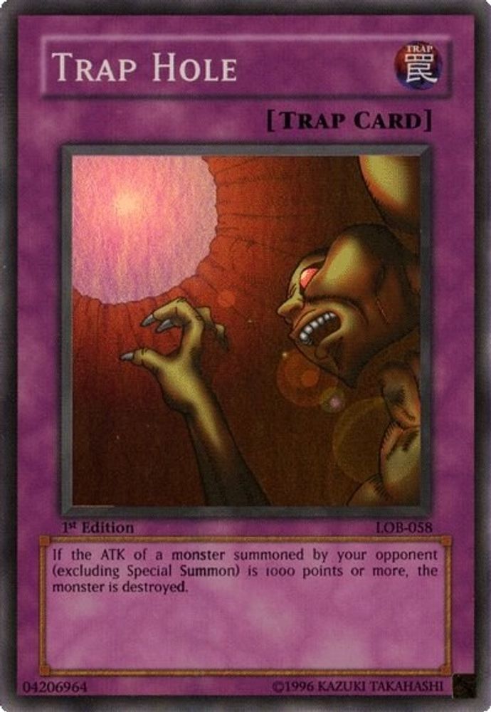 Trap Hole (LOB-058) - Super Rare