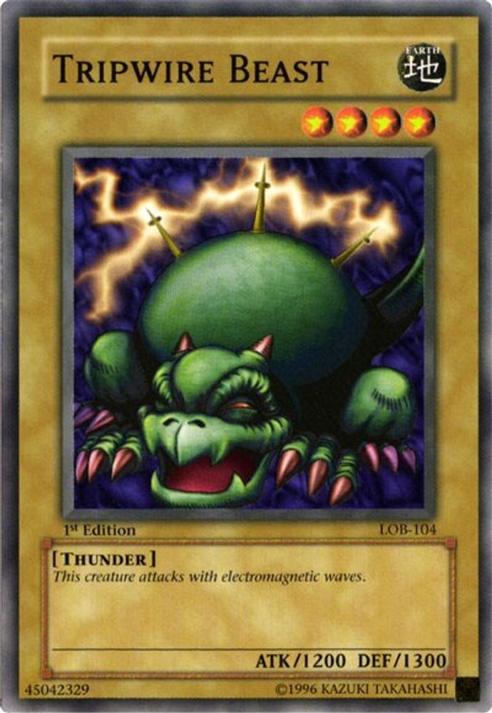 Tripwire Beast (LOB-104) - Common