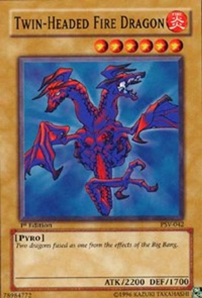 Twin-Headed Fire Dragon (PSV-042) - Common