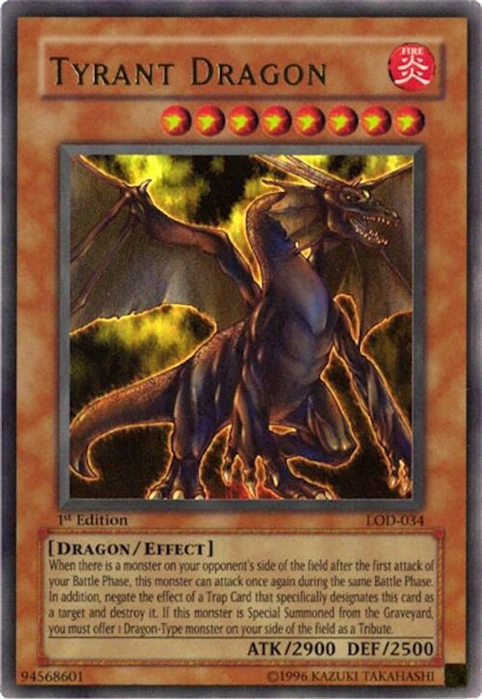 Dragon Tyran [LOD-034] Ultra Rare 