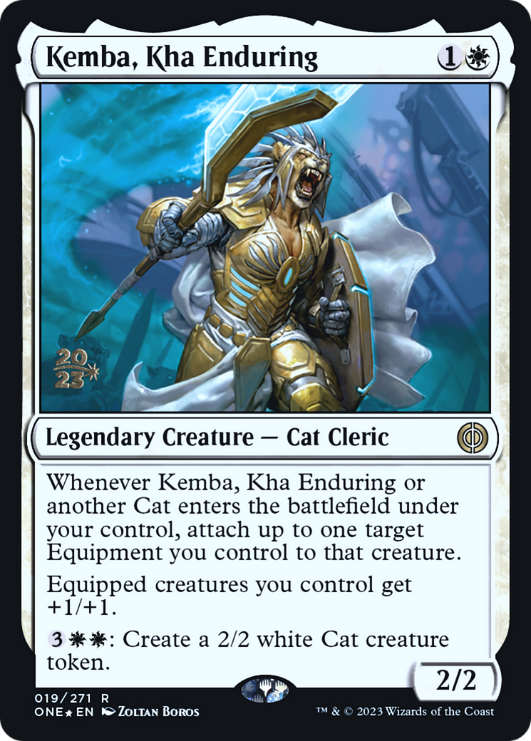 Kemba, Kha Enduring [Phyrexia : All Will Be One Promos Avant-première] 