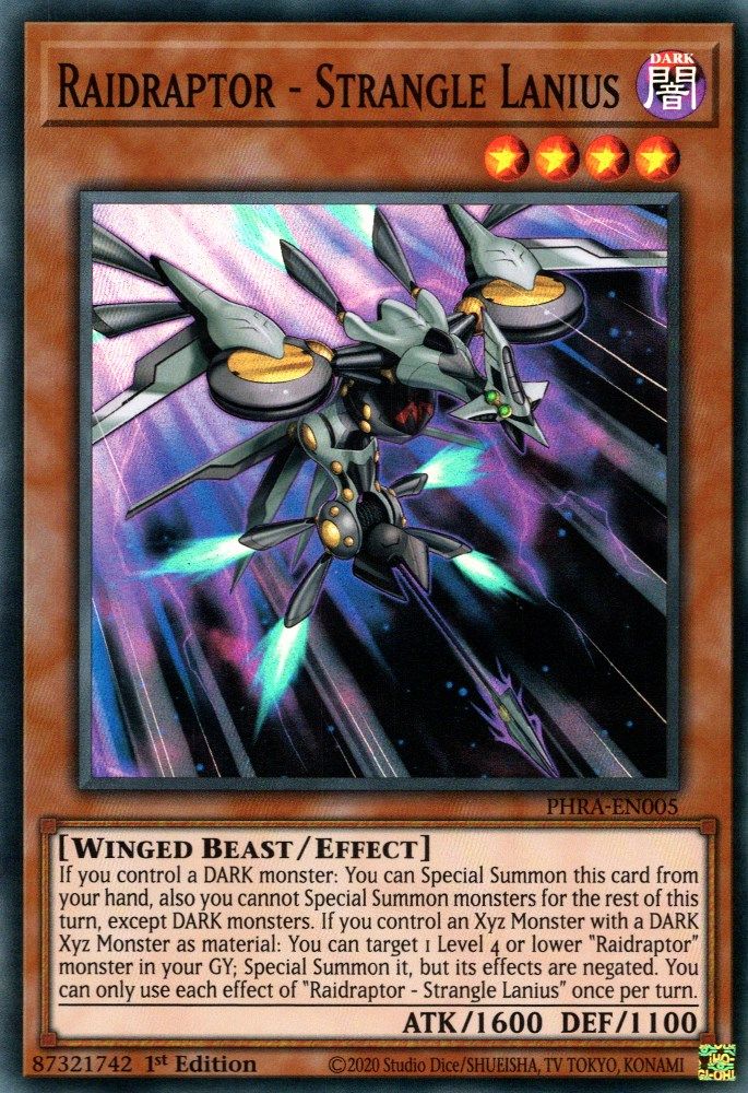 Raidraptor - Strangle Lanius (PHRA-EN005) - Super Rare